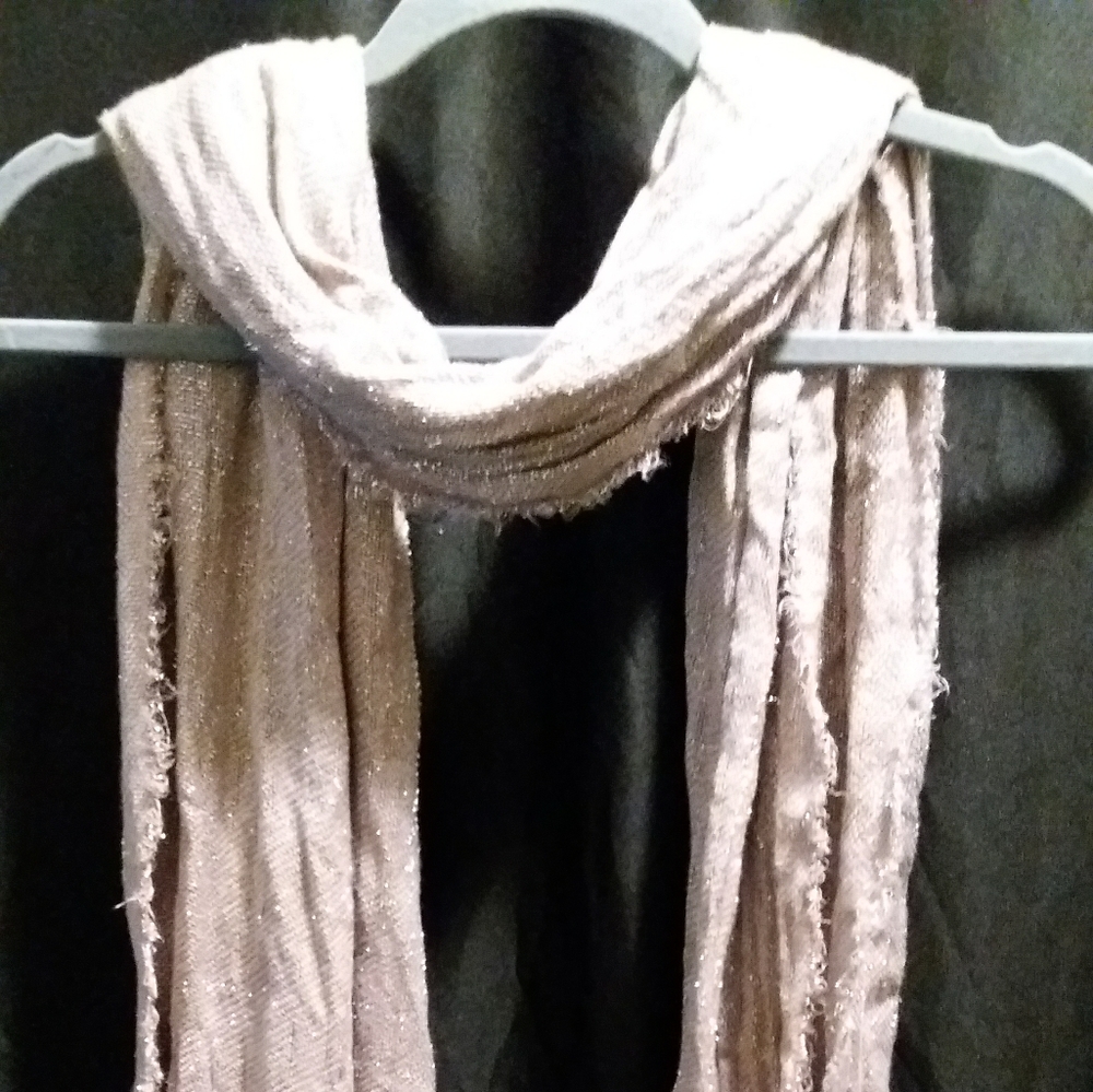 Hint of sparkle lightweight scarf